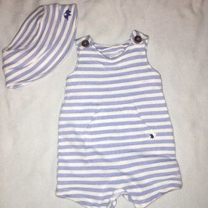 Striped newborn outfit